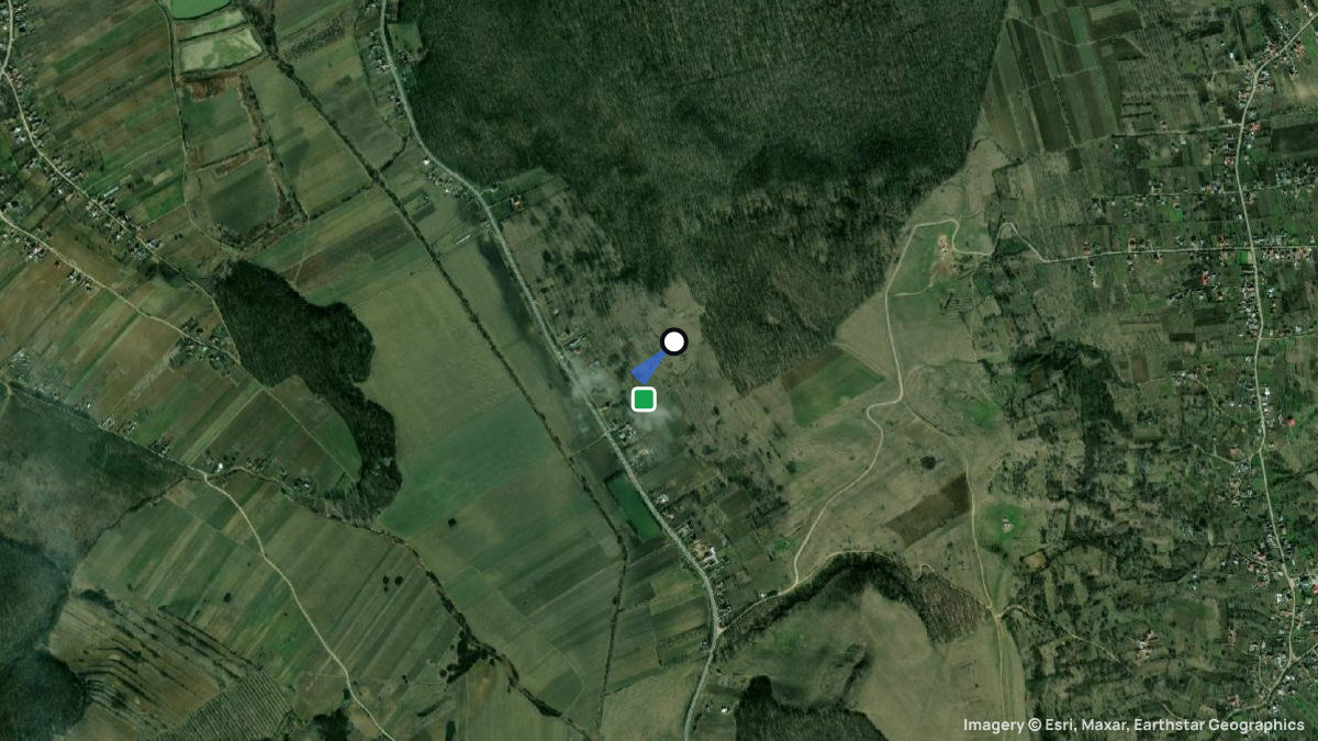 Satellite map of Schitu Duca with its launches and landings