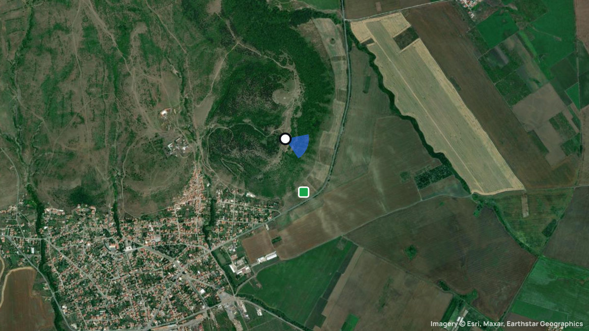 Satellite map of Kableschkovo with its launches and landings