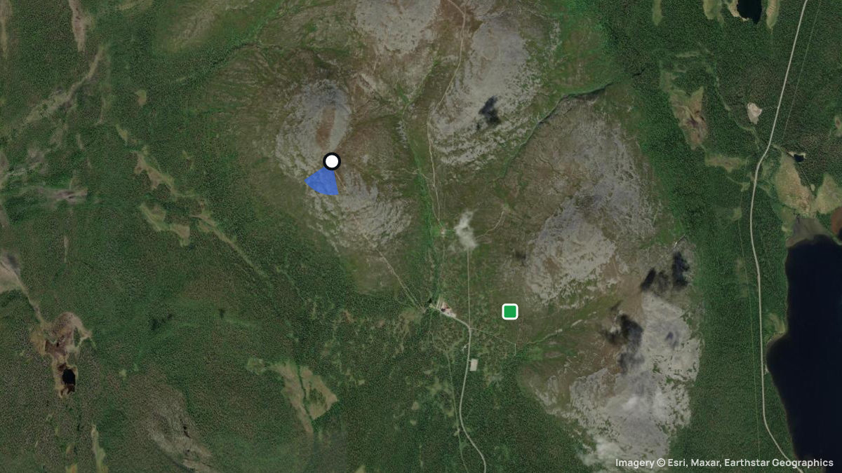 Satellite map of Pallas with its launches and landings